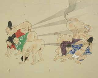 Illustration for article titled Japanese fart scrolls prove that human art peaked centuries ago
